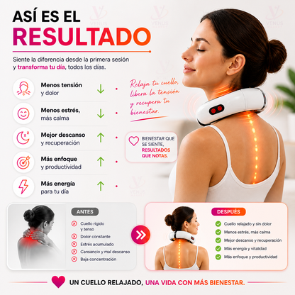 Electro Masajeador Cervical — Libera la Tensión en Minutos
