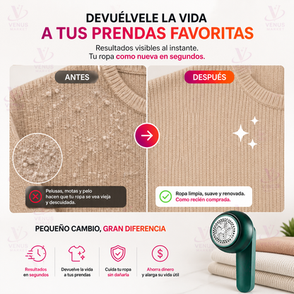 ReNew™ - Quita Pelusas Recargable