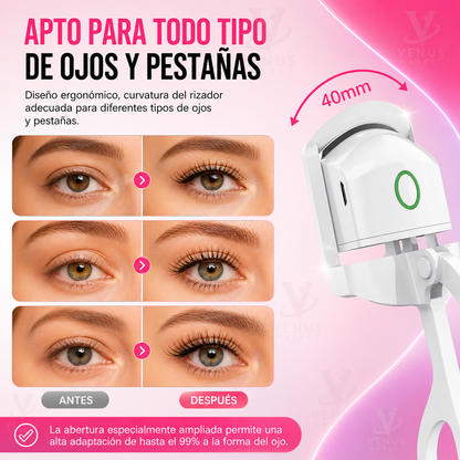 Rizador de Pestañas Eléctrico - Efecto Lifting en Segundos